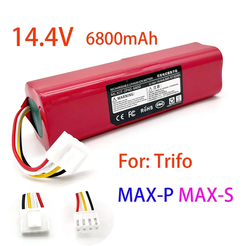 

14.4V 6800mAh 100% New Battery INR18650 SUN-INTE-278-4S2P for Trifo MAX-P MAX-S Robot Intelligent Cleaner