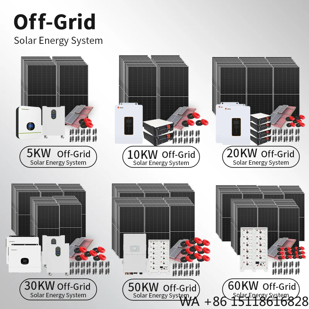 Balcony Hybrid Off-grid Solar Energy Storage System with MPPT Controller 5kW 3kW 10kW 6kW Battery Kit 10-Year Warranty