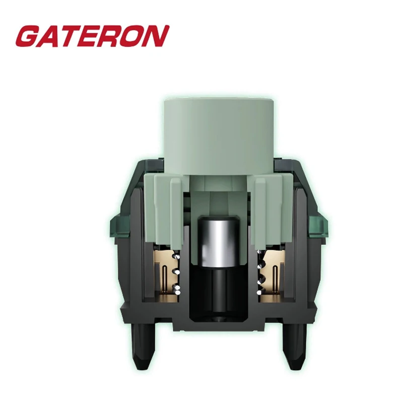Przełączniki Gateron Magnetic Jade Emerald HIFI Tactile, magnetyczne przełączniki do klawiatury, do gier, biura, dowolne ustawianie, fabrycznie smarowane. — zdjęcie produktu 6