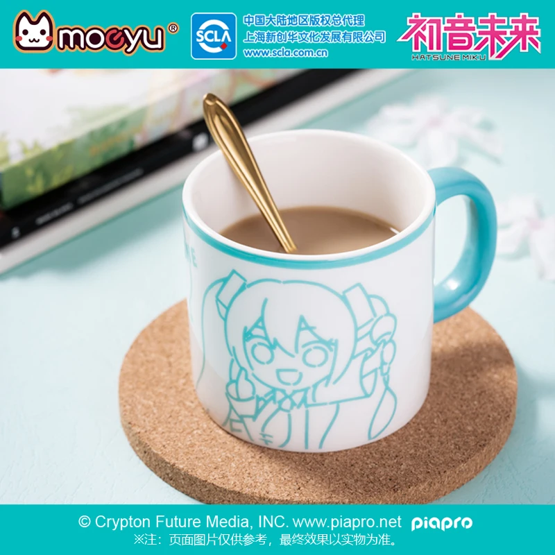 Moeyu Hatsune Miku Mug Coffee Tea Milk Juice Cup Mugs Kawaii Cups Drinkware Vocaloid Cosplay Cartoon Cup