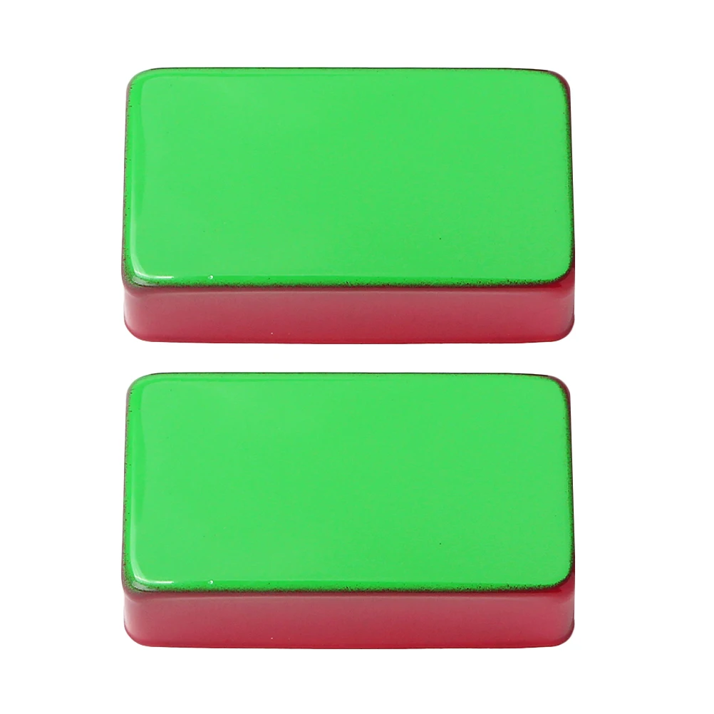 

2Pcs Humbucker Pickup Cover Electric Guitar Brass Shield Single Coil Compatible Fully Enclosed Protective Cover with Noise