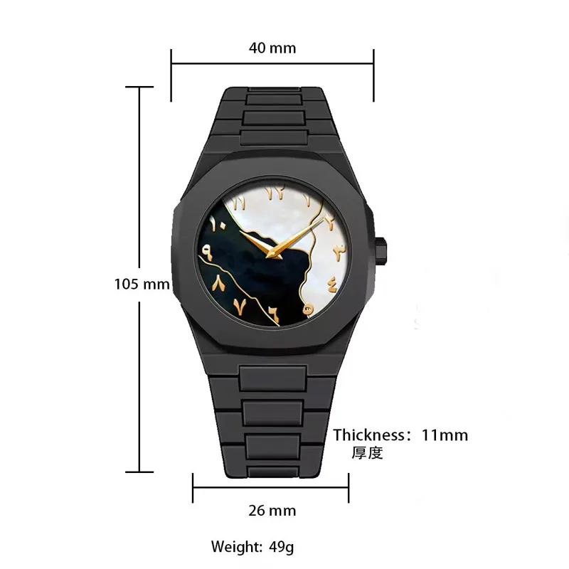 Creative Silver Shell Dial Men's Business Watch Lightweight Polycarbonate Case High Tech Quartz Waterproof Clock Relogios