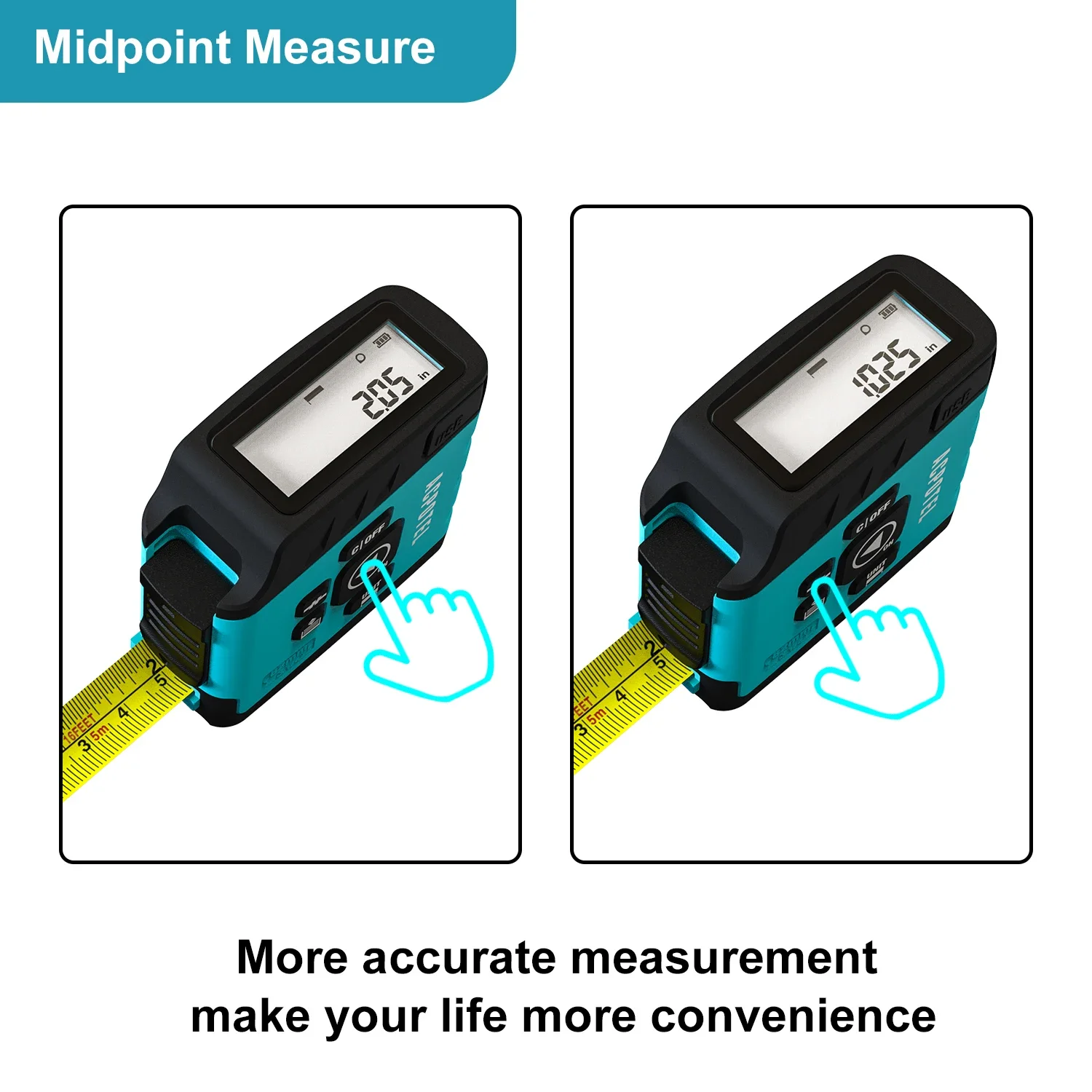 Mileseey DT20 BLUETOOTH Laser tape measure азерная рулетка Smart Digital display trena laser Measuring tape with Bluetooth