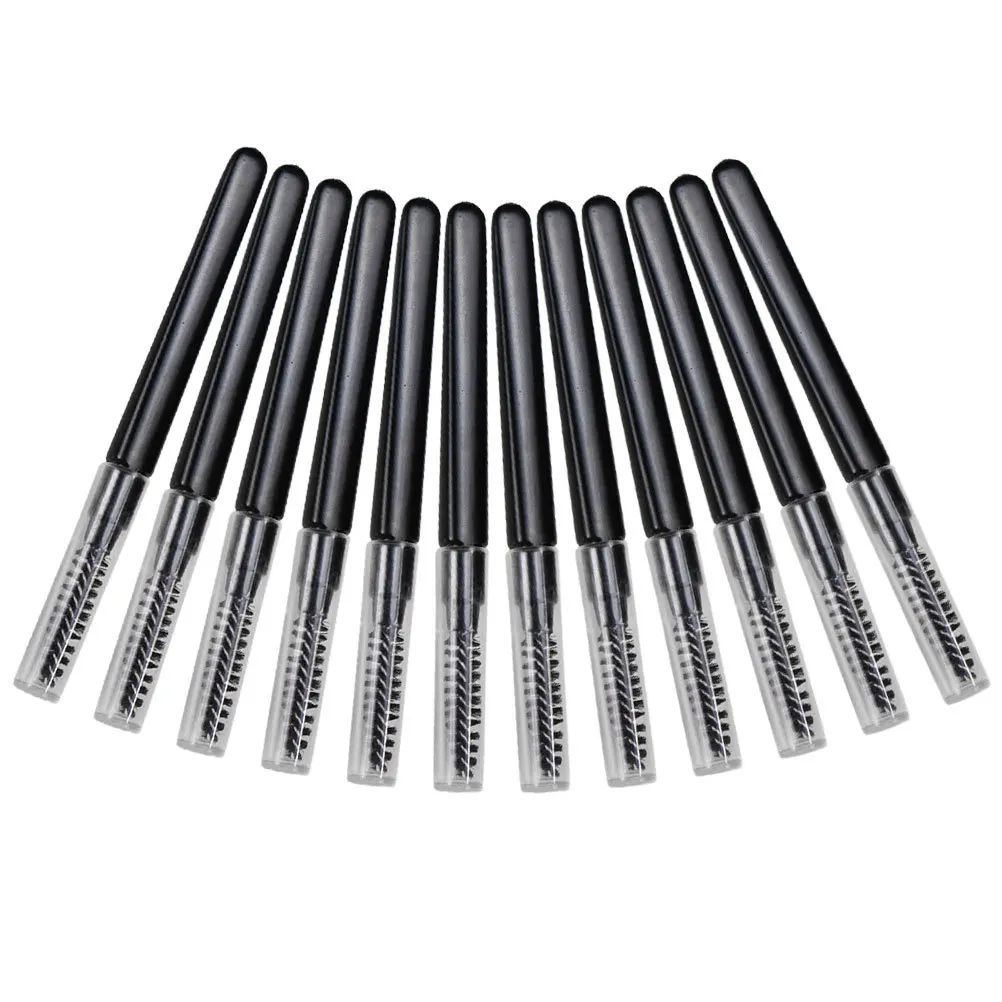 

20Pcs Eyebrow Brush Set with Lids for Separating Lashes and Shaping Brows Makeup Practice Tools Eyebrow Brush with Caps