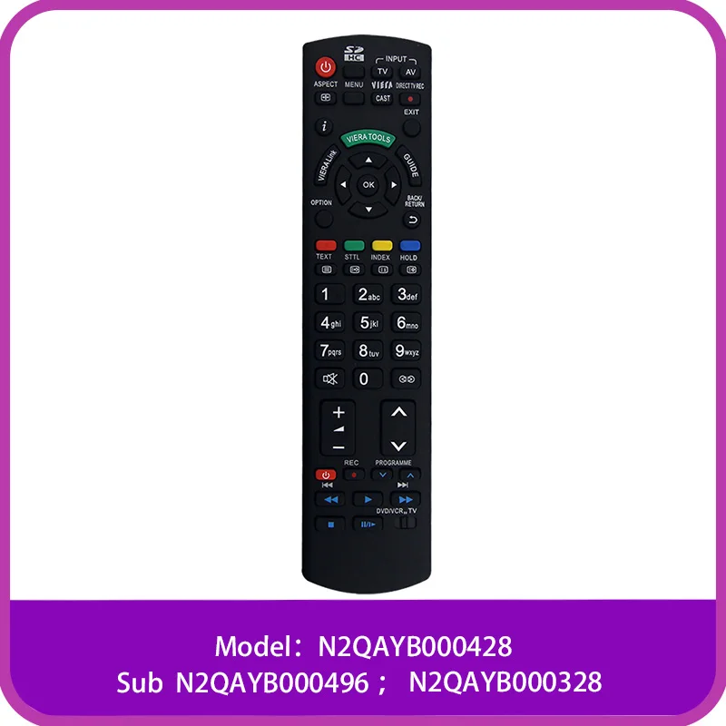 Replacement For Panasonic TV Remote Control N2QAYB000428 N2QAYB000496 N2QAYB000328