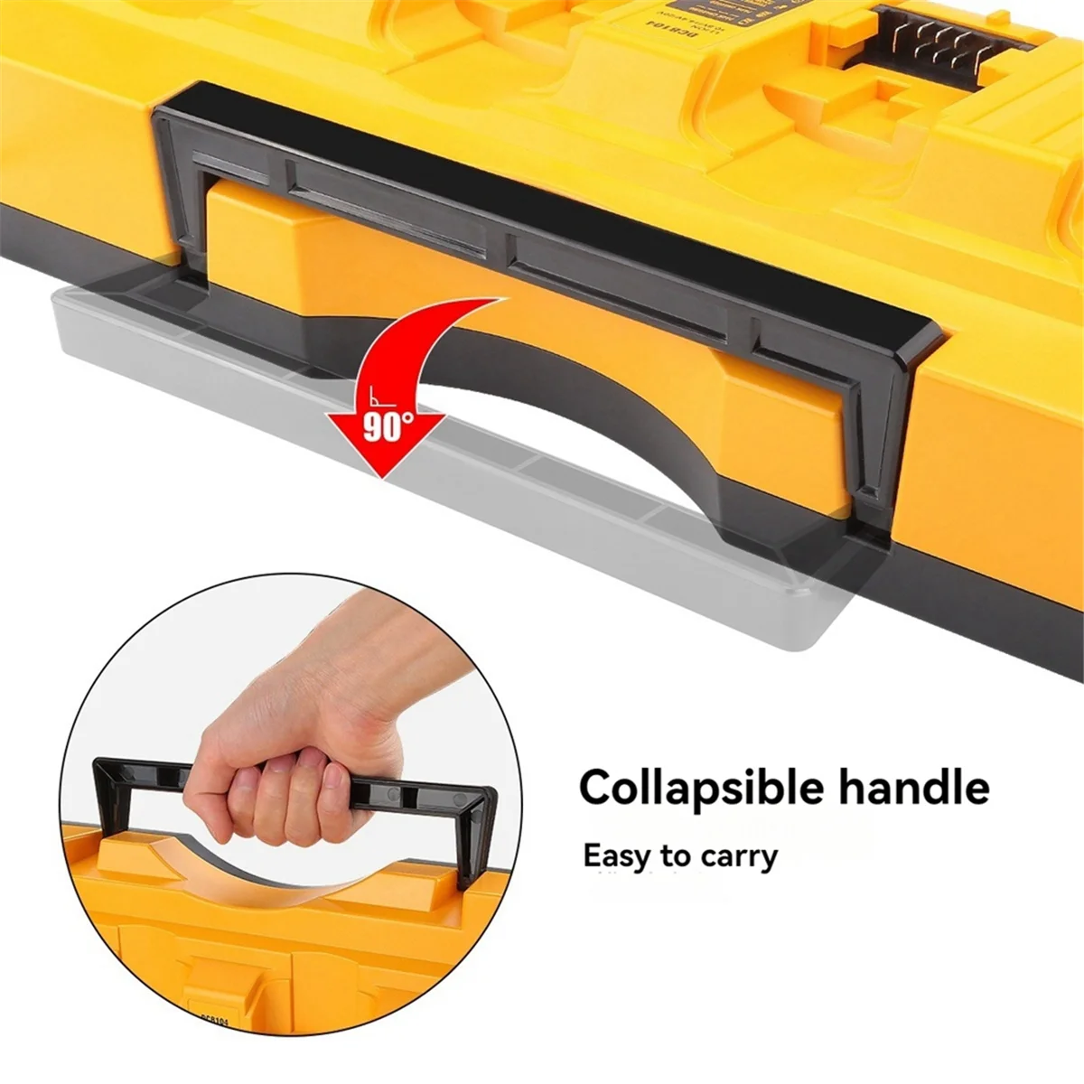 Portable 4-Slot Charger DCB104 Replacement Charger for 20V Compatible with Multiple Batteries UK Plug