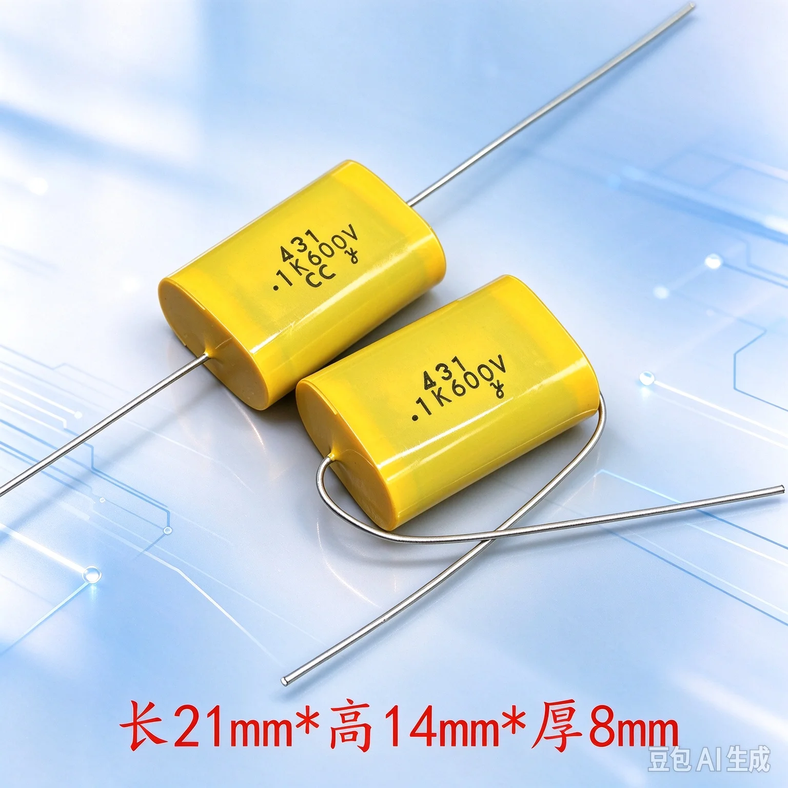 Film for NCC MKP 0.1uF 104 100nF 630V Feedthrough Hi-Fi Audio Film Capacitor  100pcs