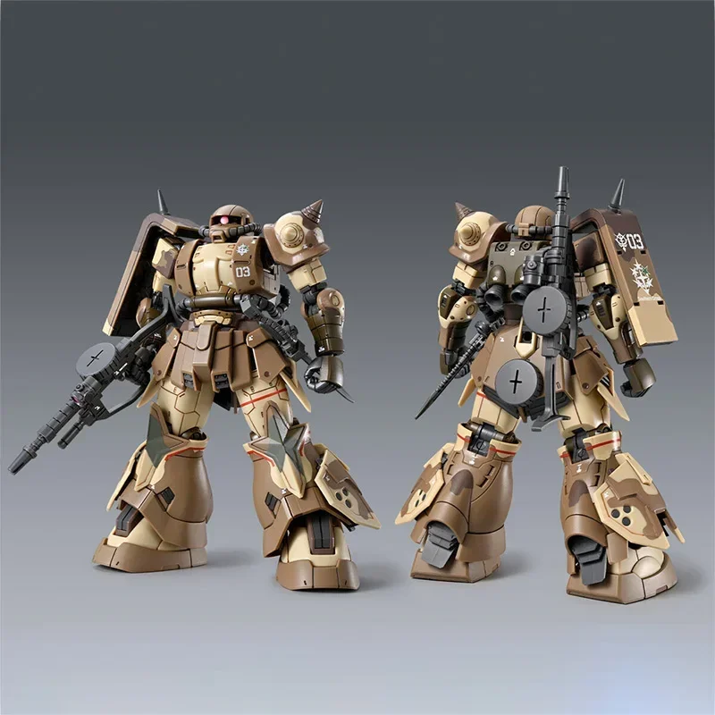 متوفر في المخزون بانادي حقيقية الأصلي جاندام HG MS-05 زاكو دانان سانهاو PB أنيمي عمل أرقام نموذج تحصيل الدمى اللعب الهدايا