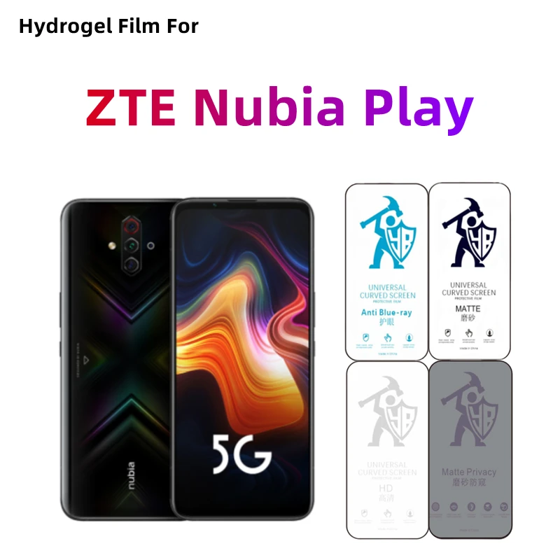

2 шт. матовая гидрогелевая пленка для ZTE Nubia Play HD Защитная пленка для экрана для Nubia Play Eye Care Privacy Матовая защитная пленка