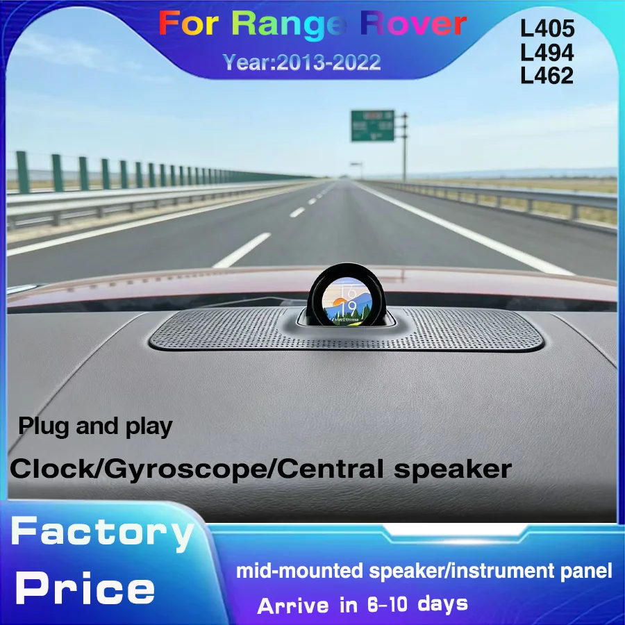 

For Land Rover Vogue L405 Sport L494 Discovery 5 L462 R5 2013-2022 Center Speaker Time Display Gyroscope LED Display