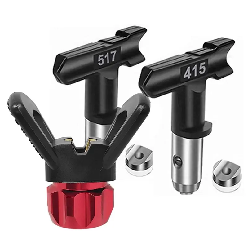 ABKY-For Efficient Wall Painting And Home Decoration Airless Sprayer Nozzle Tips 517 415 Kit With Guard