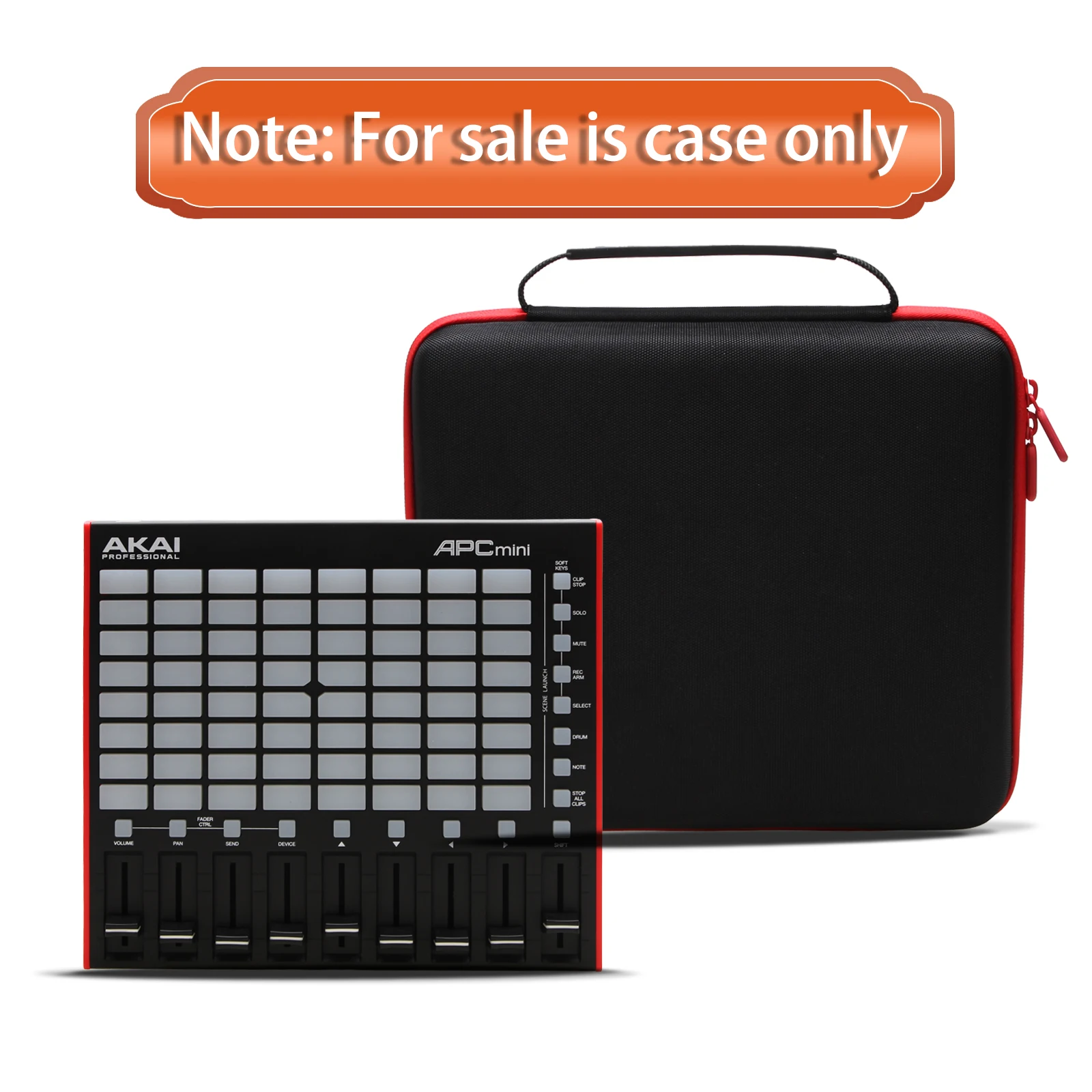 LTGEM EVA Hard Case for AKAI Professional APC Mini MK2 - USB MIDI Pad Controller - Travel Protective Carrying Storage Bag