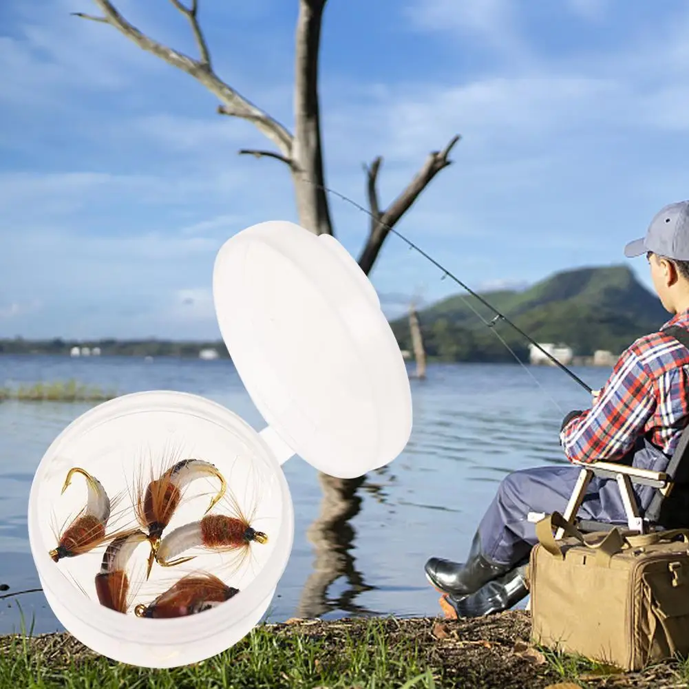 Señuelo de pesca con mosca de ninfa y Scud para trucha, cebo Artificial de 6 piezas, gusano, para atrapar salmón y trucha