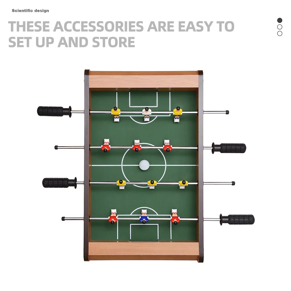 

6pcs Tabletop Soccer Balls Mini Foosball Replacement Parts Durable Small Accessories For Adult Table Football Desk