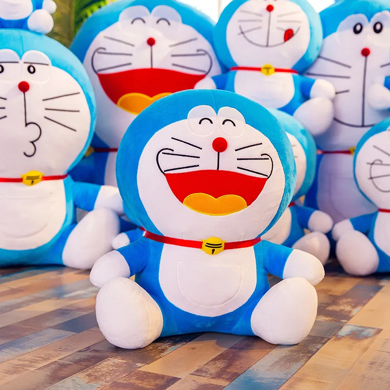 Kawaii Anime Doraemon Stuffed Plush Toy Soft Animal Plush Figures Dolls Birthday Gifts For Girlfriend Christmas Kids Toys