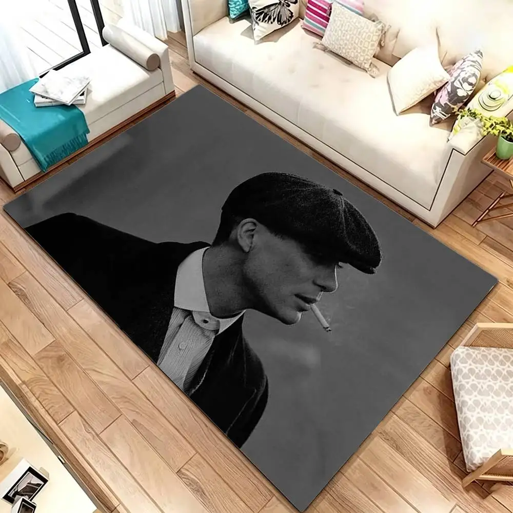 P-Peaky Blinders  Floor Mat Rugs Soft Bedroom Floor Anti-skid Household Carpets