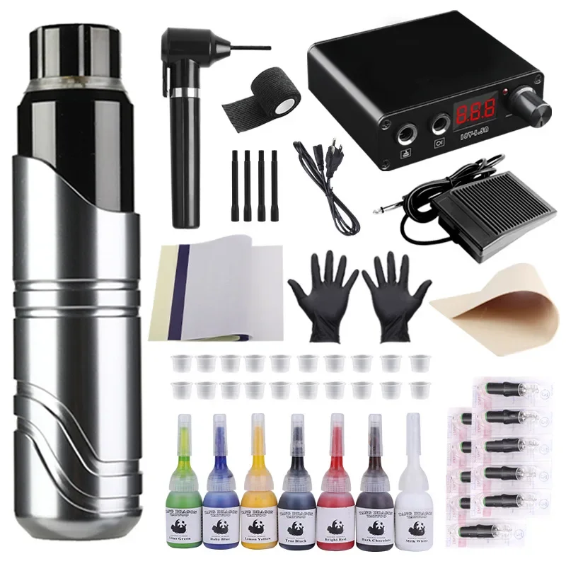 tattoo-machine-kit-digital-screen-tattoo-power-supply-pen-ink-set-permanent-makeup-machine-with-5pc-cartridge-needles-tattoo-set