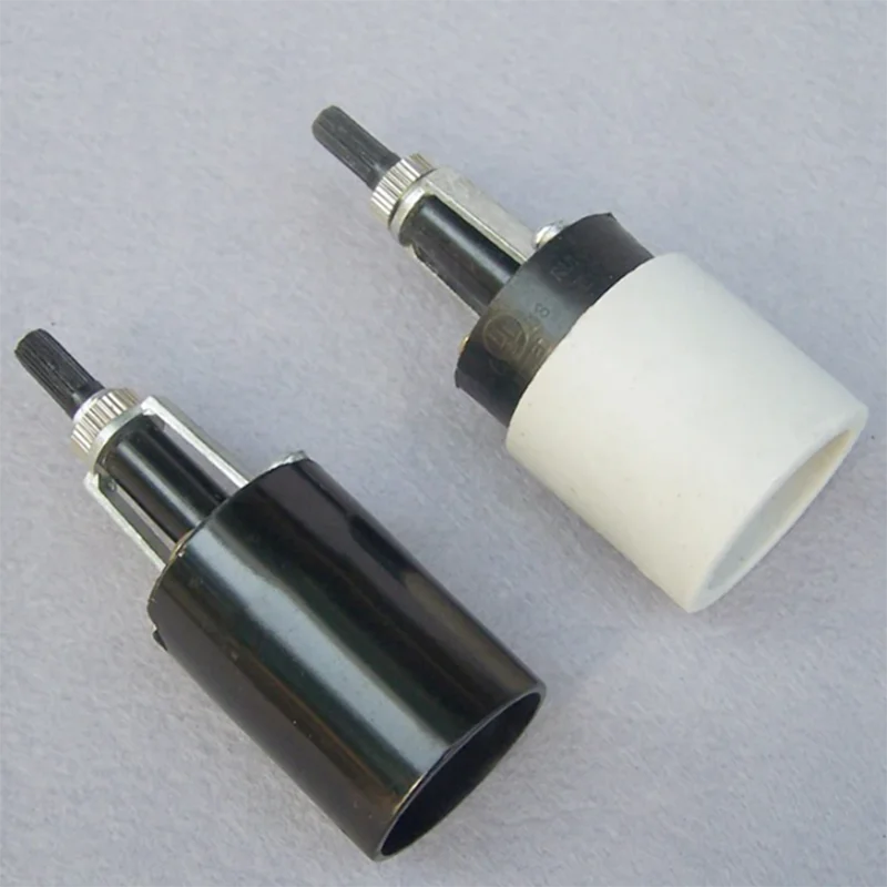 

10PCS E27/E26 Ceramic/Bakelite Lamp Holder Edison Screw Cap Socket Lamp Bases With Switch