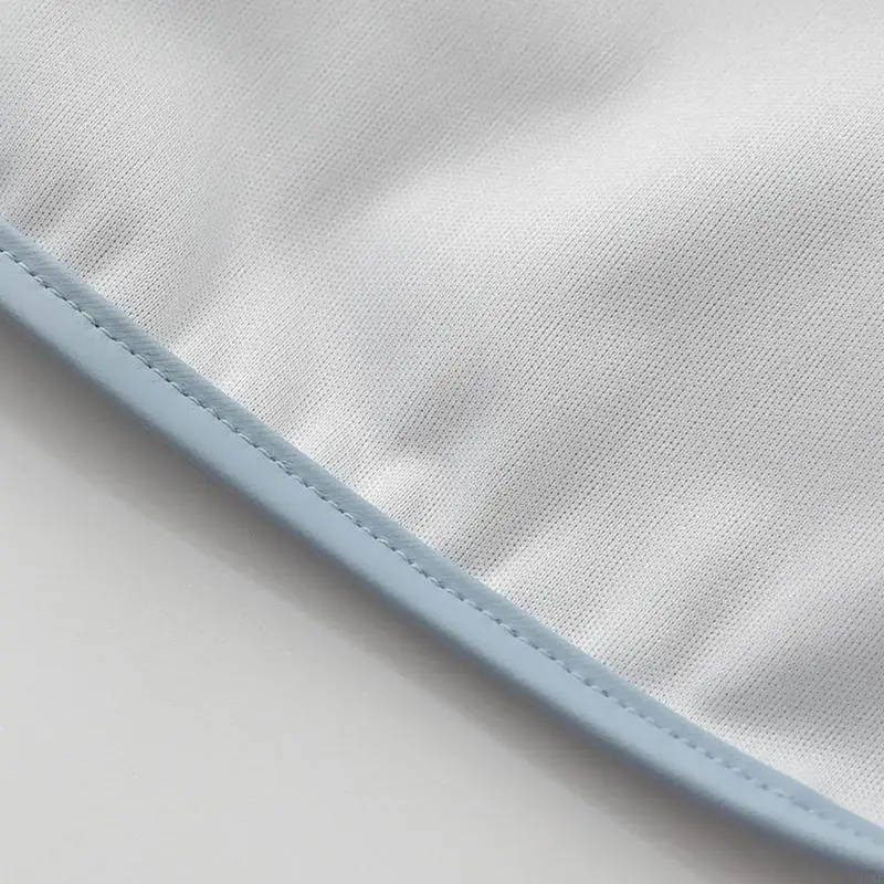 

95AE Solid Color Waterproof Bib with Pocket Baby Infants Feeding Drawing Apron Newborn Smock Burp Cloth for Boys Girls