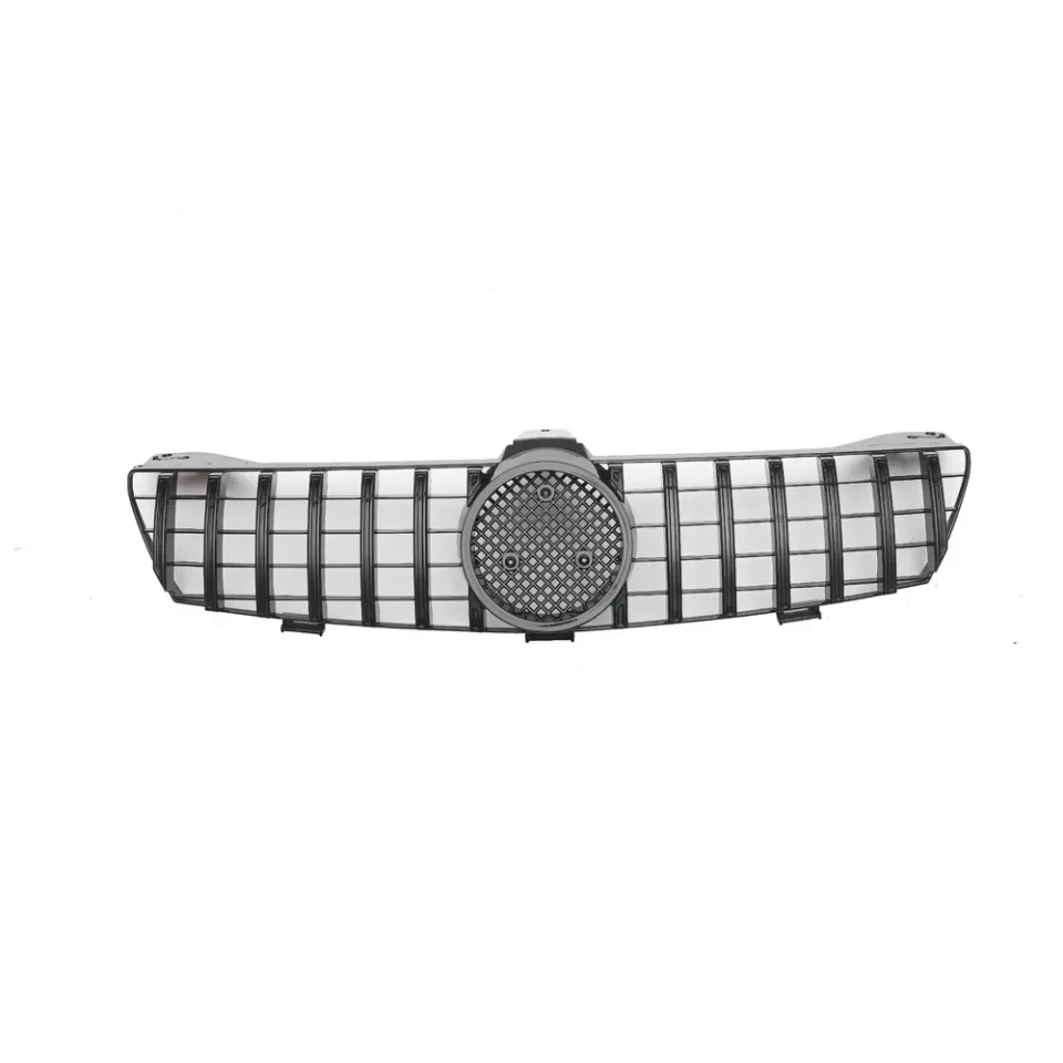 XVIP Chrom-Silber-Diamant-Stil Stoßstangengrill für Mercedes Benz CLS-Klasse W219 CLS350 CLS500 05–08 obere GTR-Stilgitter – Detail 11
