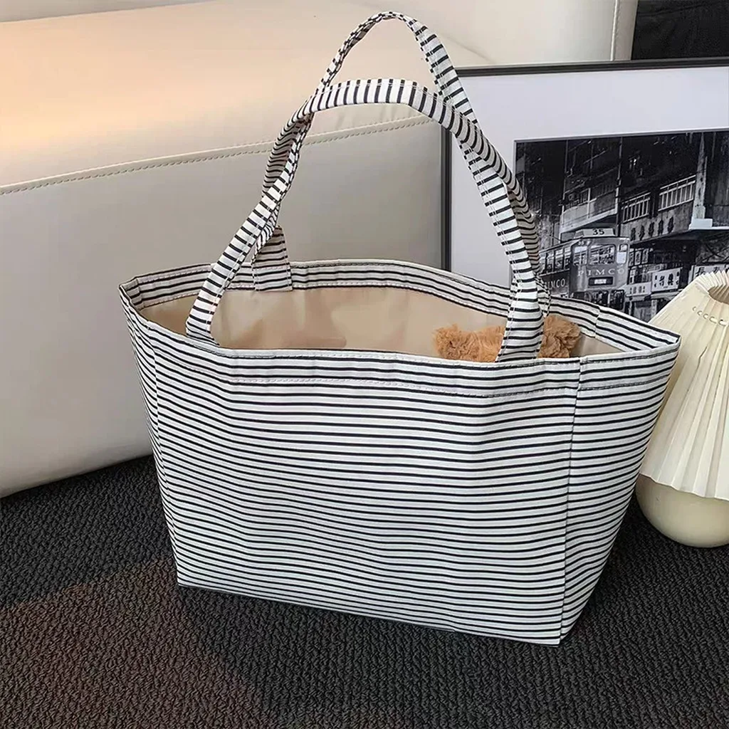 Minimalist Commute Bag Lightweight Urban Tote Large Capacity Handbag Minimalist Canvas Shoulder Tote Bag For Short Trips Urban