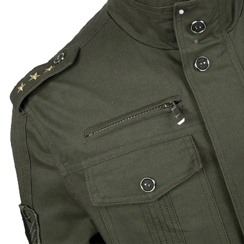 Men's wear the spring and autumn period and the jacket water washing cotton jacket large size men's clothing