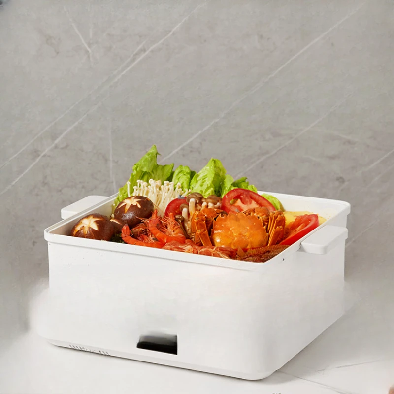 Small sugar frying oven, multifunctional cooking pot, household barbecue meat integrated pot, electric baking plate