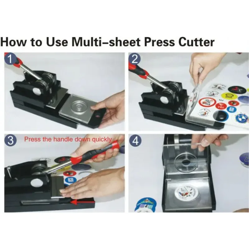 Hot Sale Manual Press Badge Paper Cutter MSPC-1