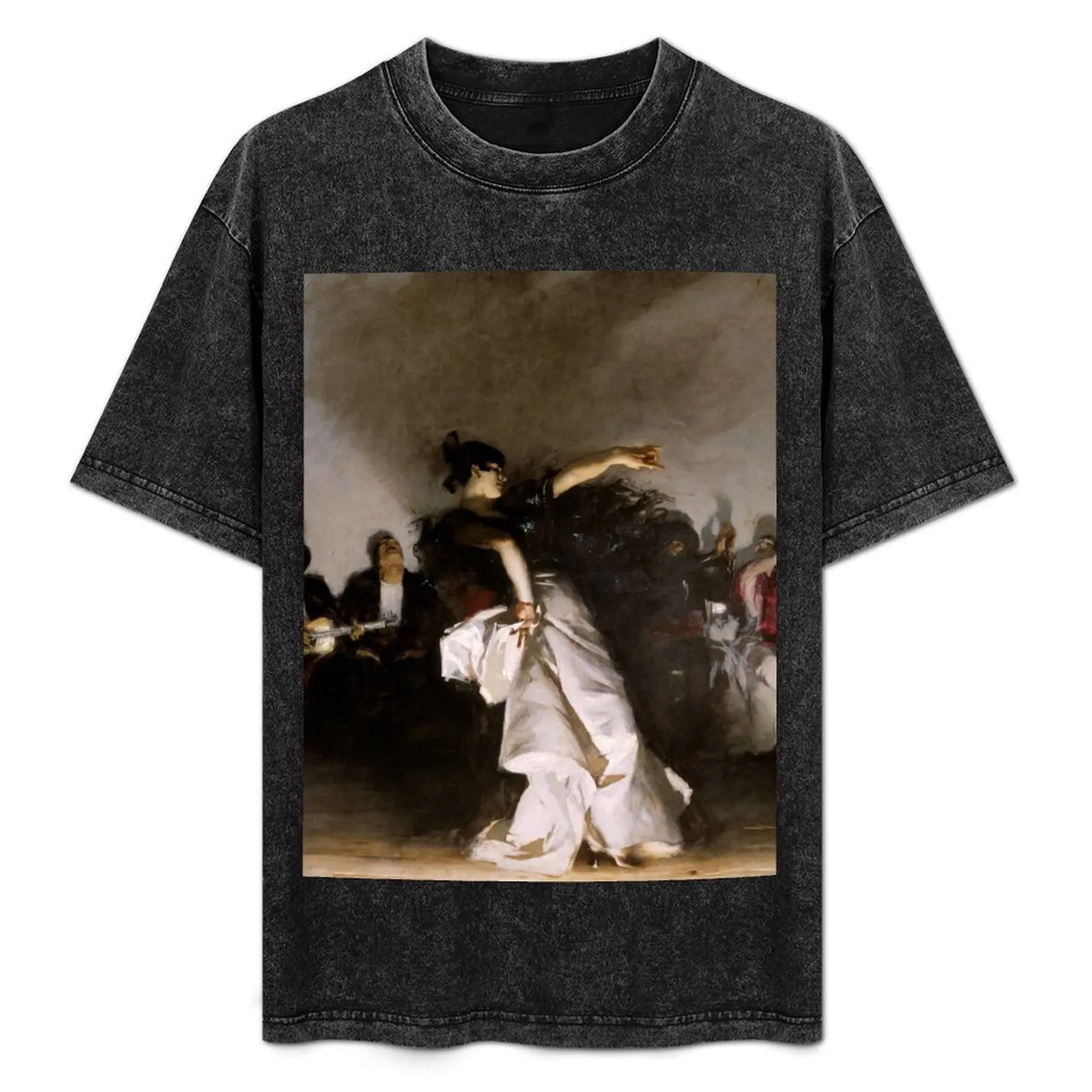 

John Singer Sargent El Jaleo T-Shirt Daily Wear Plain Short Sleeve Shirt