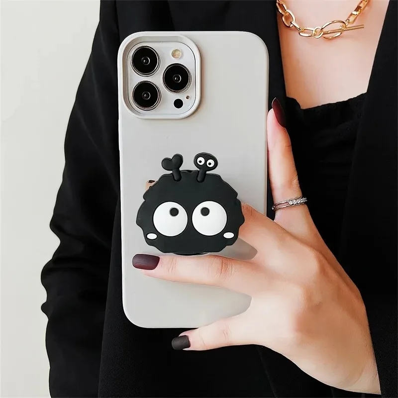 3D Cute Little Furball Phone Holder Griptok Finger Ring Support For iPhone Samsung Cases Grip Tok So
