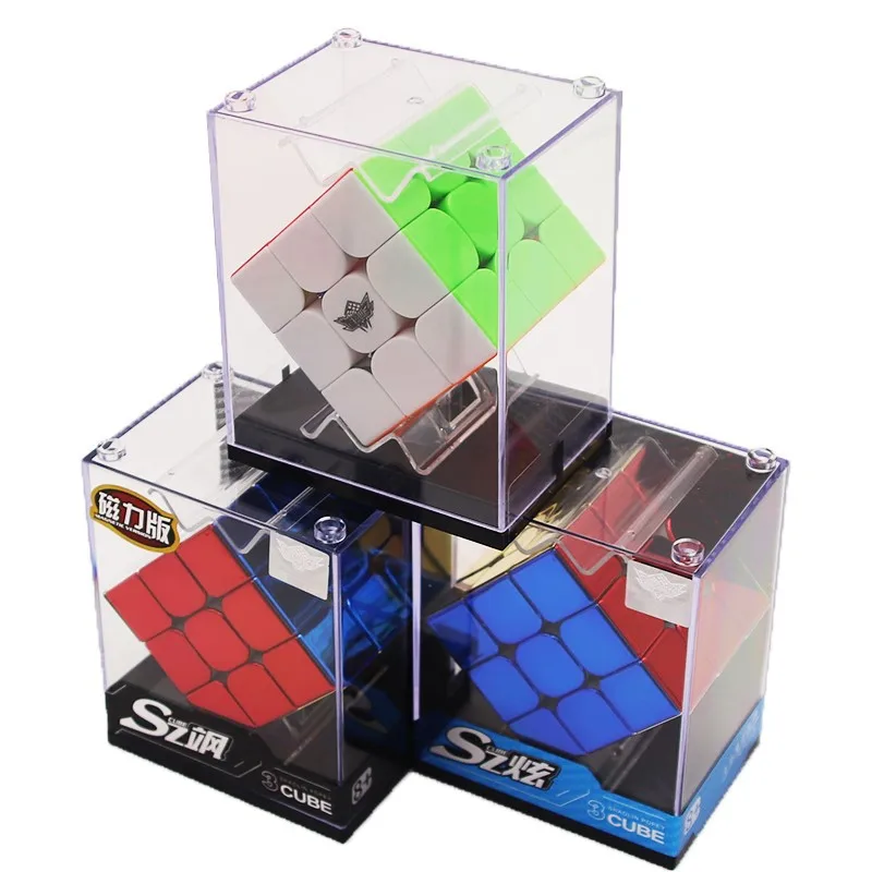 [Cyclone Boys Metallic 3x3] 2x2 Magnetic Smooth Electroplating  Cube Children’s Educational Intelligence Student Gift Toy