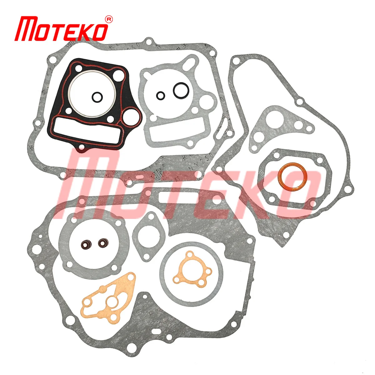 

BX16050091 ENGINE PARTS 50MM FULL SET OF GASKET SET WITH VALVE SEAL MOTORCYCLE ACCESSORIES FOR HONDA ECO100 DELUX CON STARTE