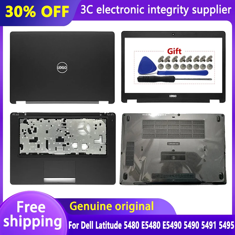 

Новинка для ноутбука Dell Latitude 5480, E5480, E5490, 5490, 5491, 5495, задняя крышка для ноутбука, передняя панель, подставка для рук, нижняя фоторамка, Верхняя фотография