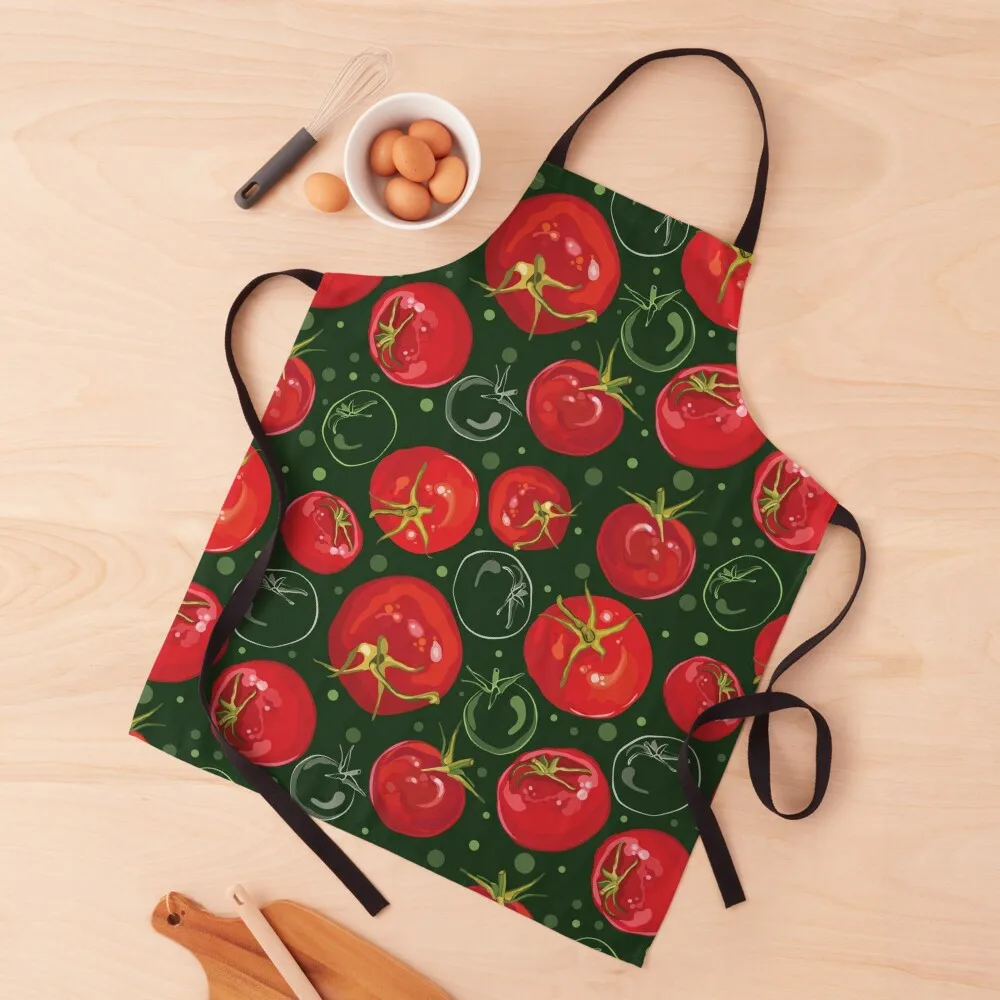 

Fresh Tomatoes Apron esthetician Kitchen Utensils For Home Accessories Korean Apron