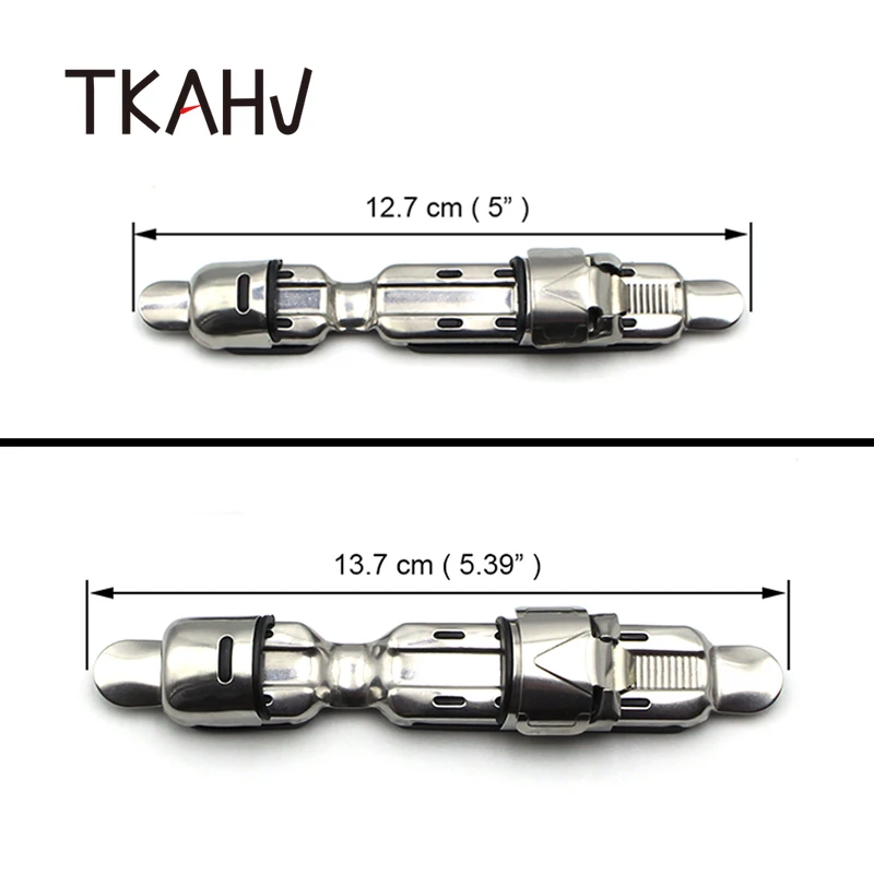 TKAHV Adjustable Plate Reel Seat Stainless Steel Replacement For Rod Building Repair Resistant Clip Fishing Accessories