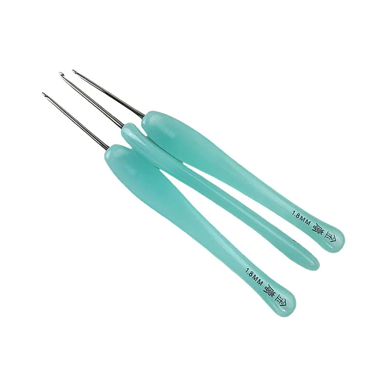 Jinlan Crochet Resin Green Standard Needle 0.4 0.5 0.6 0.7 0.8 0.9 1.0 1.1 1.2 1.3 1.4 1.5 1.6 1.7 1.8 1.9 2.0 2.15 2.3 4.0 mm