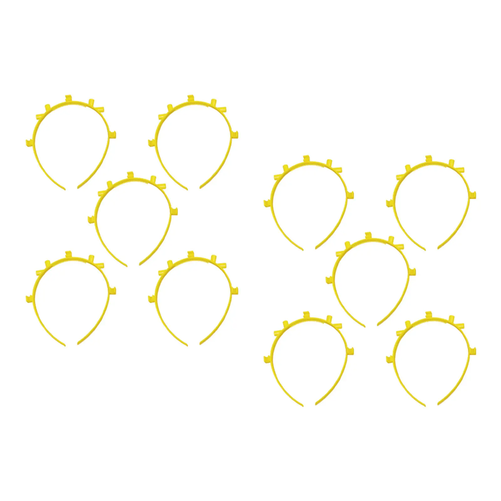 50-個のヘアピンアクセサリー蛍光スティックヘアバンドポータブルパーティー装飾コンサートヘッドバンドグロースティックホルダーキッズパーティー