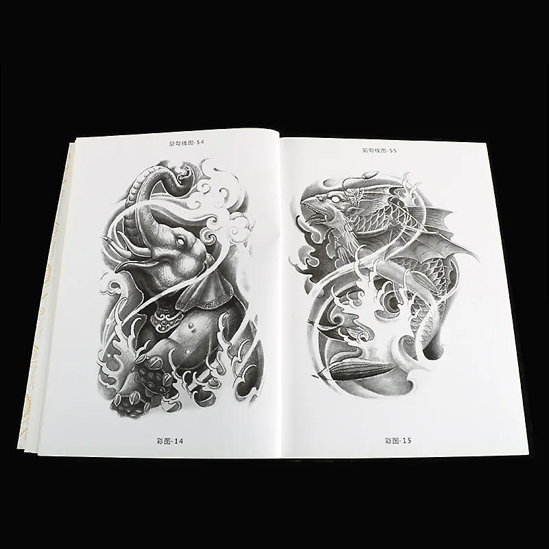 Catálogo de diseños de tatuaje, maquillaje permanente para profesionales con orientación detallada, libro de plantillas de diseño de tatuajes, libro de belleza 030