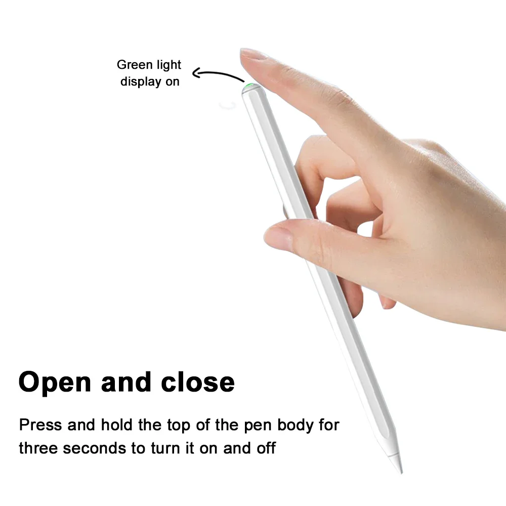 

Для Apple Pencil Для iPad A16 2025 Pro 12.9 Air 13 11 M3 M4 Стилус 10-го поколения 10,9 Air 4 5 Mini 6 7 8th 10,2 Сенсорные ручки