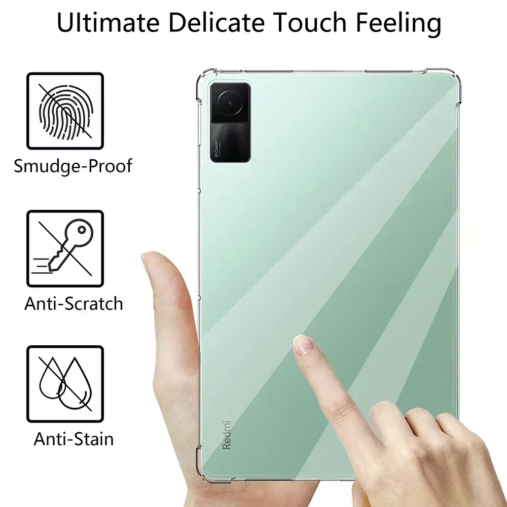 Tablet Case For Xiaomi Redmi Pad SE 5 6 Pro 10.1 11 10.61 Shockproof Soft Silicone Shell Flexible Frosted Cover