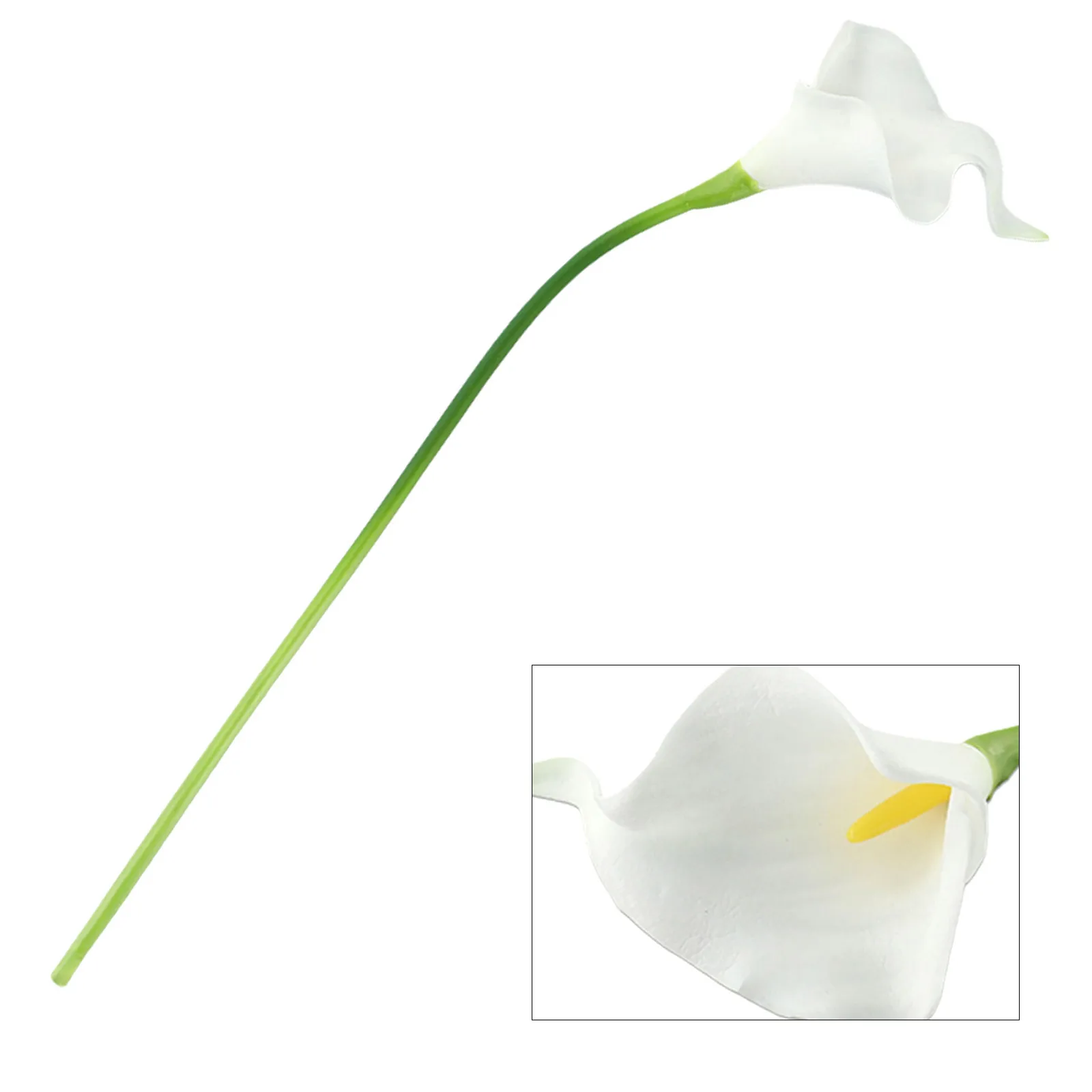 10pc Artificial Flowers PU Calla Lily Real Touch Fake Bouquets Flower For Wedding Decor Bridal Home Decoration Artificial Plants