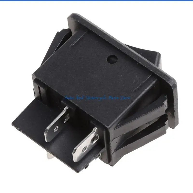 P9FD 12V Car Boat Toggle Rocker Switch LED Fog Light On/Off Button 4Pin Rocker Switch for Car Boat Fog Lamp