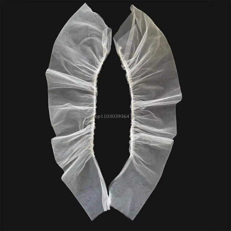 

Bridal Sheer Glove for Bride False Sleeve Tulle Glove for Play Costume