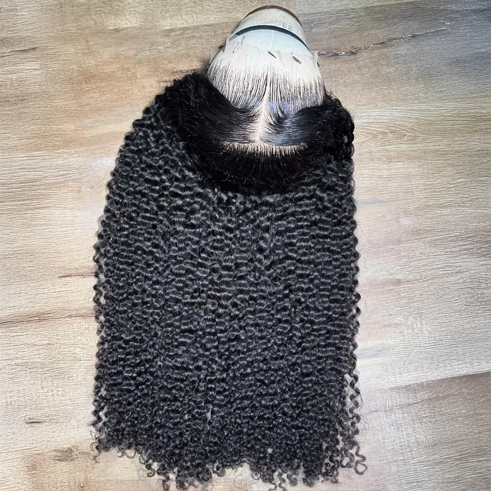 7x5 شعر مستعار بدون صمغ 100% شعر بشري جاهز للارتداء شعر مستعار قصير مجعد غريب للنساء موجة عميقة 13x6 شعر مستعار أمامي من الدانتيل تم قطعه مسبقًا