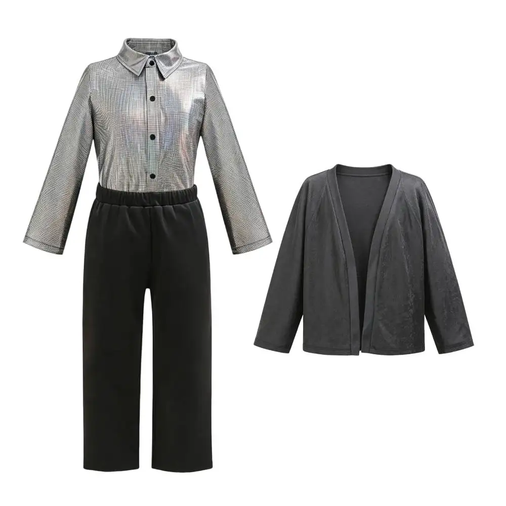 costume-de-star-chanteuse-pour-enfants-deguisement-d'halloween-2026-vetements-pour-filles-ensembles-haut-et-bas-pour-garcons-tenues-de-scene