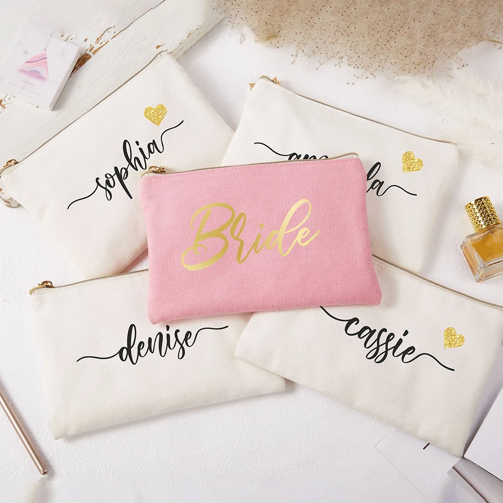 La borsa da toilette dell\'organizzatore di trucco della borsa cosmetica delle donne personalizzate del regalo personalizzato può essere