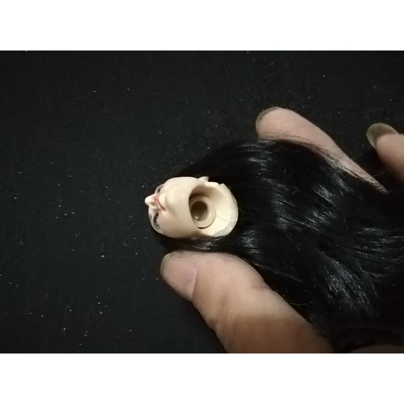 หัวแกะสลักแบบจำลองของวังซูเซียน นักแสดงภาพยนตร์ฮ่องกง ขนาด 1/6  แบบผมยาว สำหรับตัวฟิกเกอร์แอ็คชั่นขนาด 12 นิ้ว รุ่น Ph Body