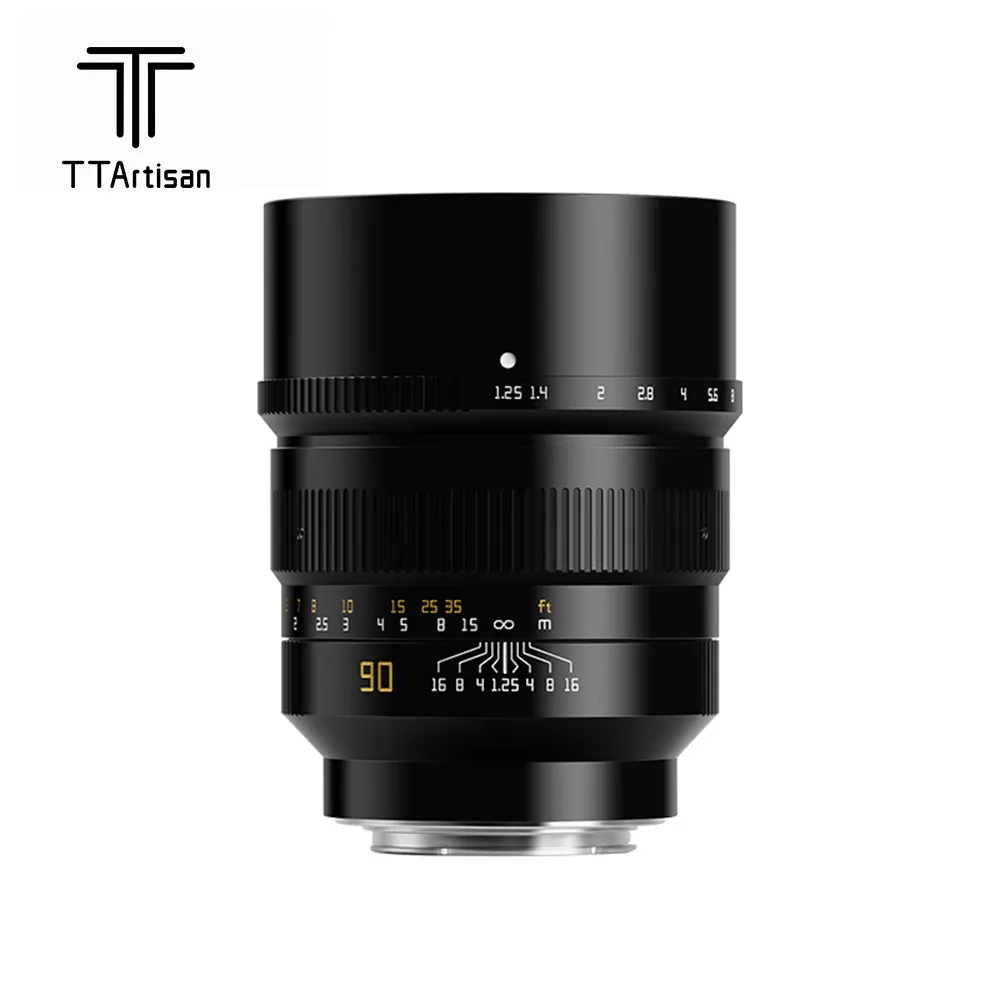 

TTArtisan 90mm F1.25 Full Frame Lens for Leica M-Mount Cameras Like Leica M-M M240 M3 M6 M7 M8 M9 M9p M10 Lenses Accessories