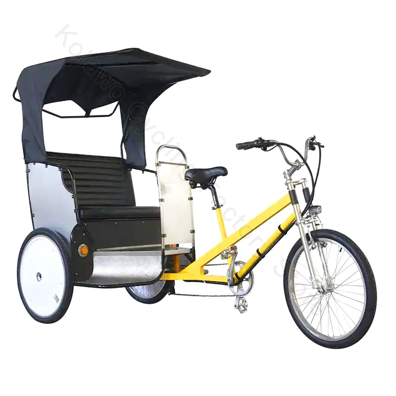 Pedicab Rickshaws for Sale, Cycle Rickshaw, Can Seat 3 Passengers Bike, Taxi, Europe Style, 3 Wheel