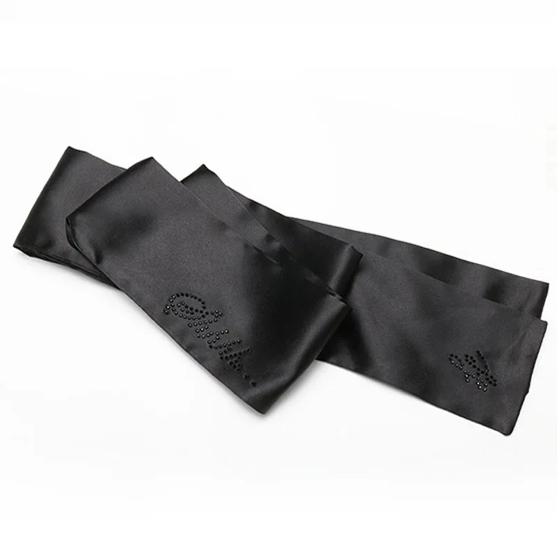 Satin Silk Sleep Mask Sexy For Women Silk Eye Cover Savour Eye Patches Cute Blindfold Silk Ribbon Gift Surprise High Quality